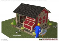 M114 - Chicken Coop Plans Construction - Chicken Coop Design - How To Build A Chicken Coop_05